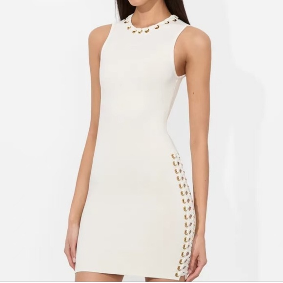 New Alice and Olivia Kylin grommet dress - Picture 3 of 12